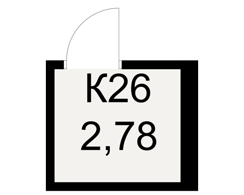План кладовки