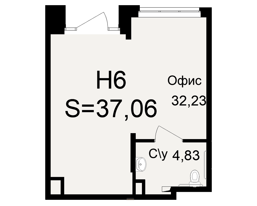 План нежилого помещения
