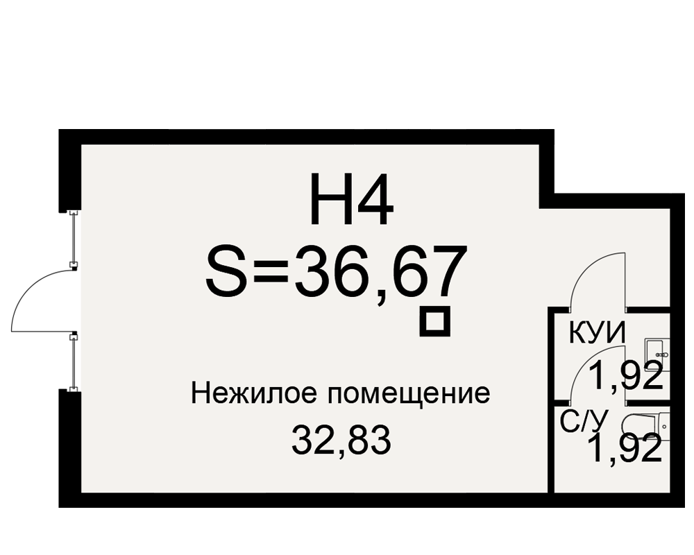 План нежилого помещения
