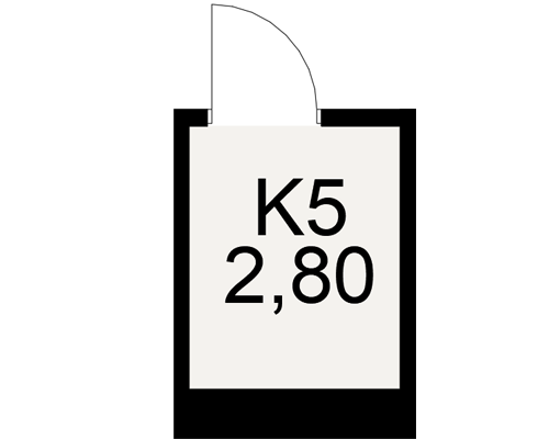 План кладовки