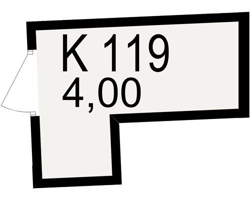 План кладовки